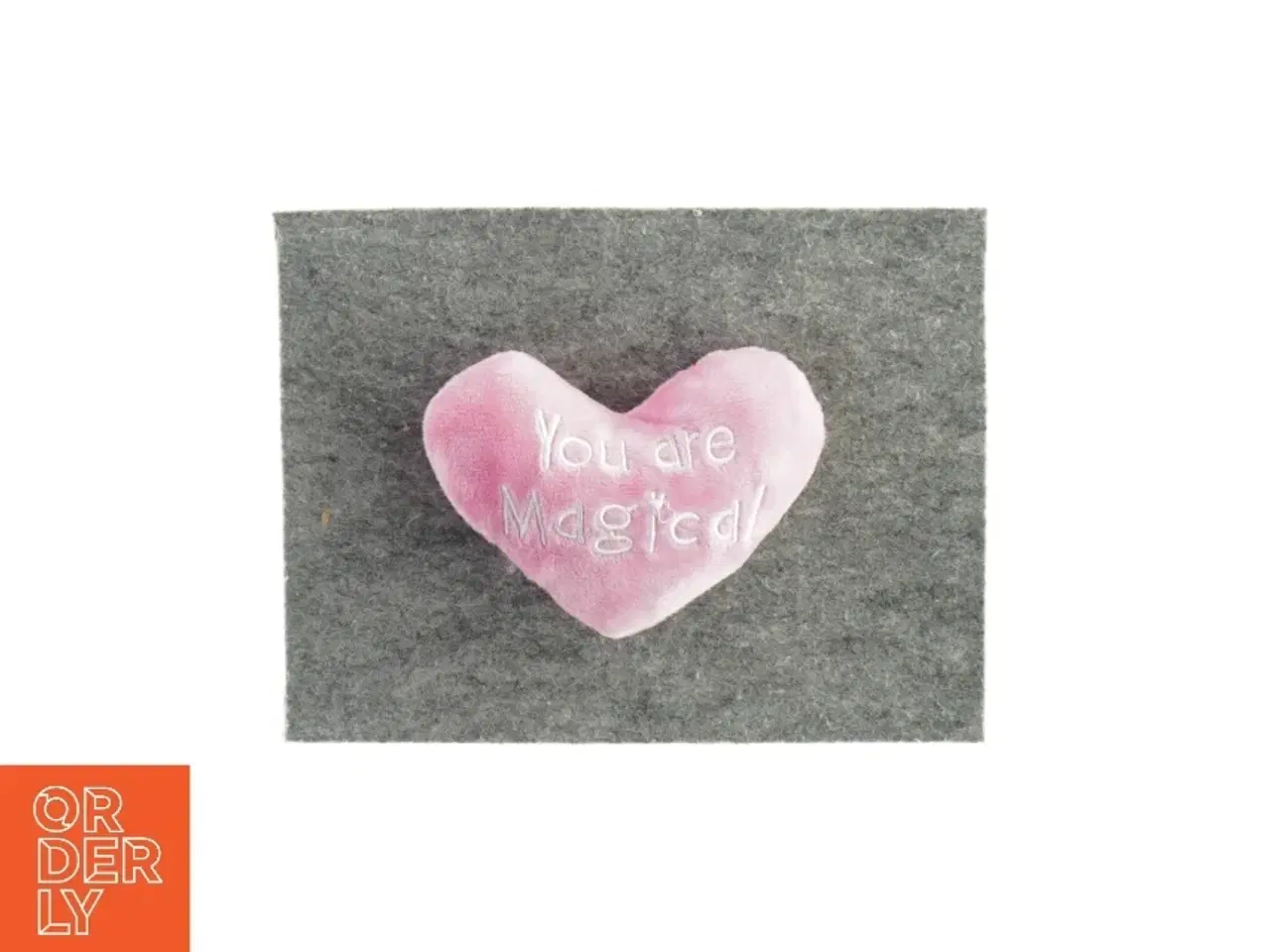 Billede 1 - Hjerte pude (str. LB: 12x10 cm)