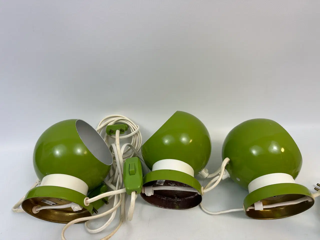 Billede 10 - 3 stk. grønne kuglelamper (retro)