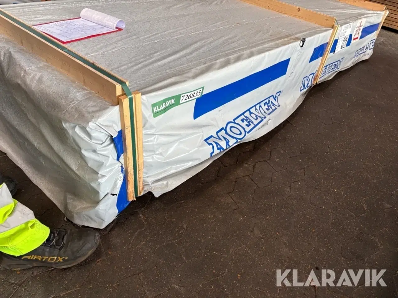 Billede 1 - Loft brædder Moelven Ludet hvid voks - 288 brædder