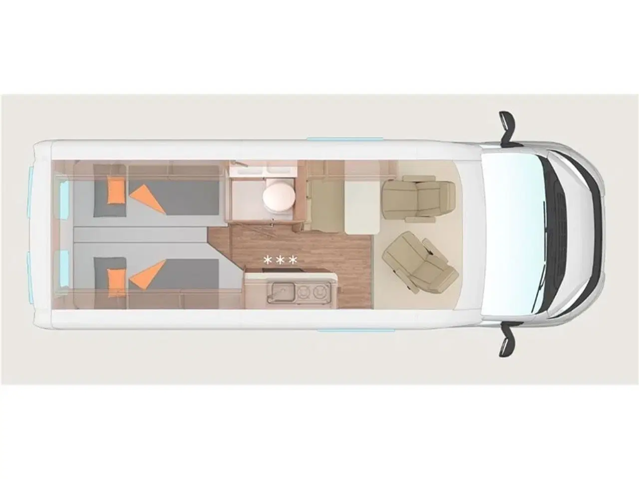 Billede 5 - 2026 - Weinsberg Carabus 600 ME Fire Edition   Weinsberg Grey 600 ME Fire Edition 2026 - Kommer senere hos Camping-Specialisten.dk