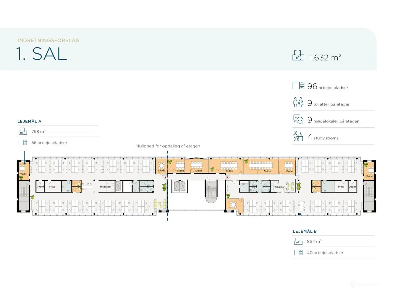 Billede 14 - Kontor i moderne og maritime rammer
