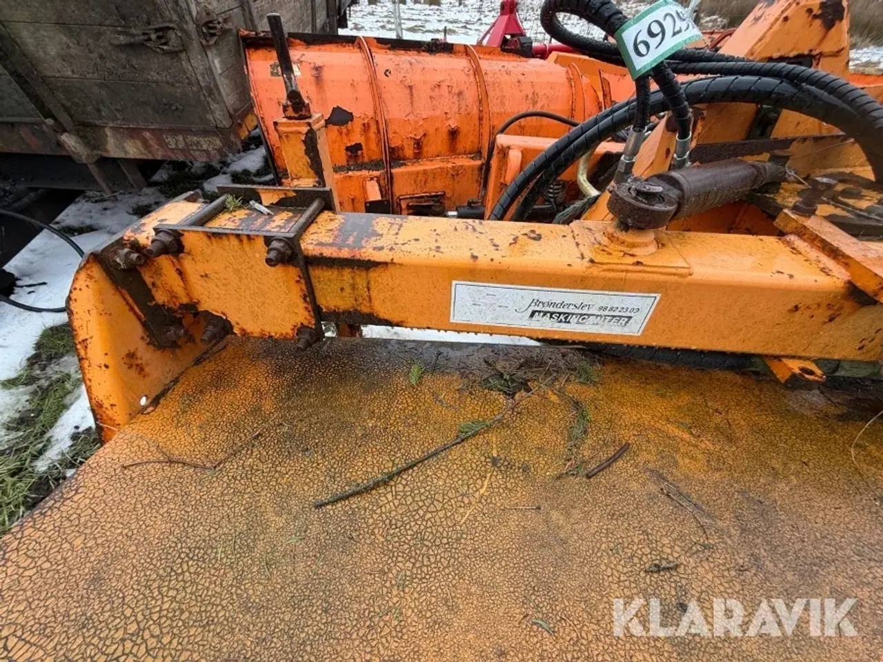 Billede 12 - Hydraulisk fejekost med oliepumpe Am Teho F21975