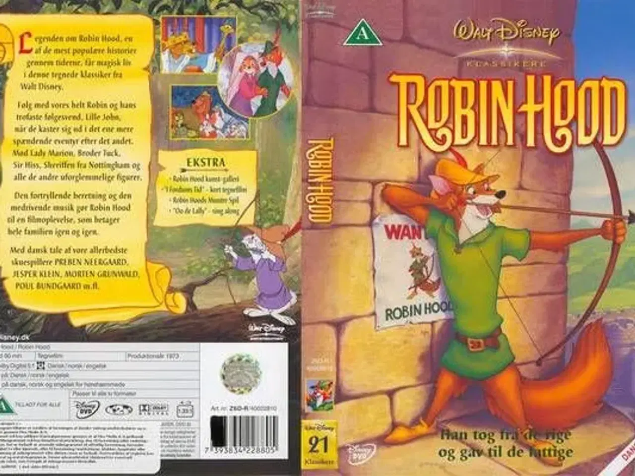 Billede 1 - DISNEY ; Robin Hood ; Guld nr. 21 ; SE !