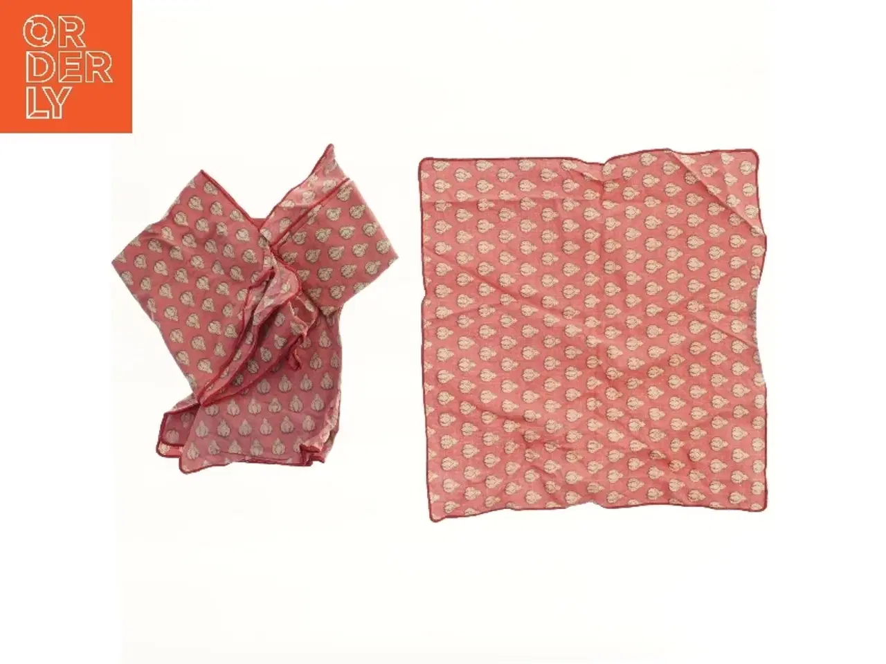 Billede 2 - Dekorative stofservietter (str. 4 stk 37x39 cm)