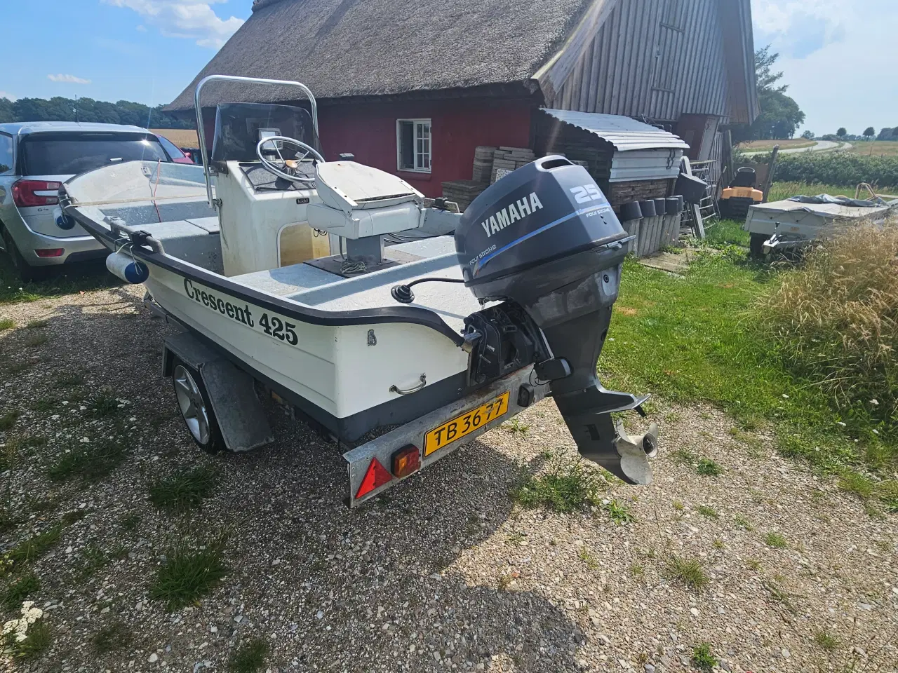 Billede 2 - Motorbåd med planskrog og 25hk Yamaha motor