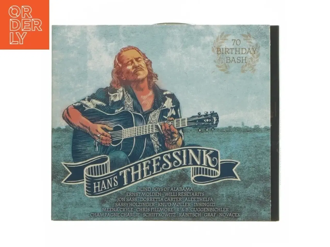 Billede 1 - Hans Theessink 70 Birthday Bash CD med signatur