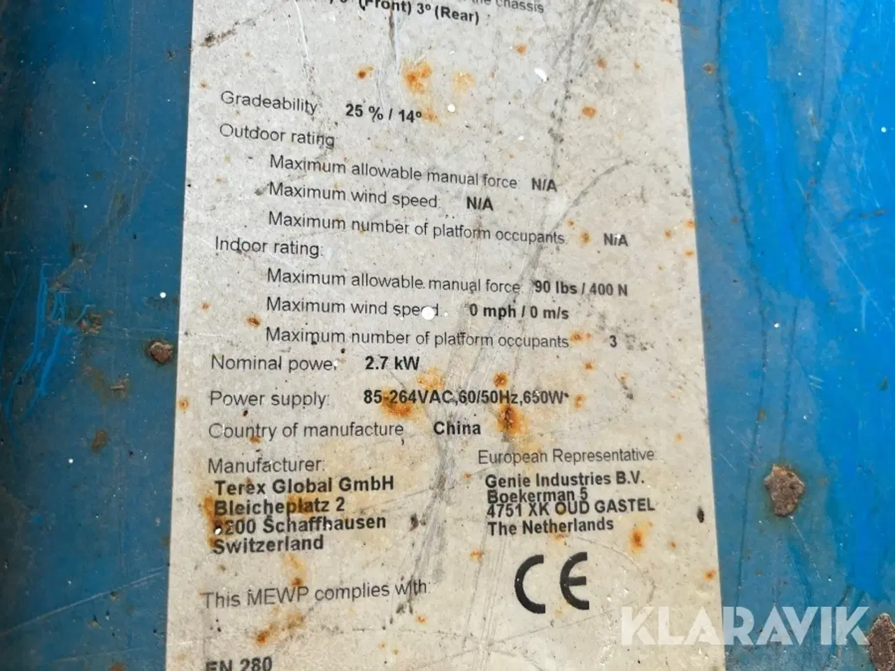 Billede 10 - Sakselift Genie GS-4047