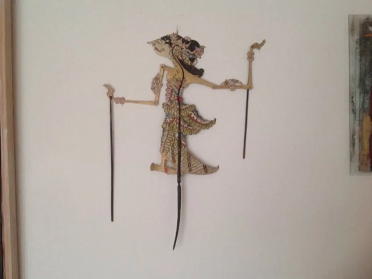 Billede 2 - Asiatisk Skyggeteaterdukke dateret år 1890