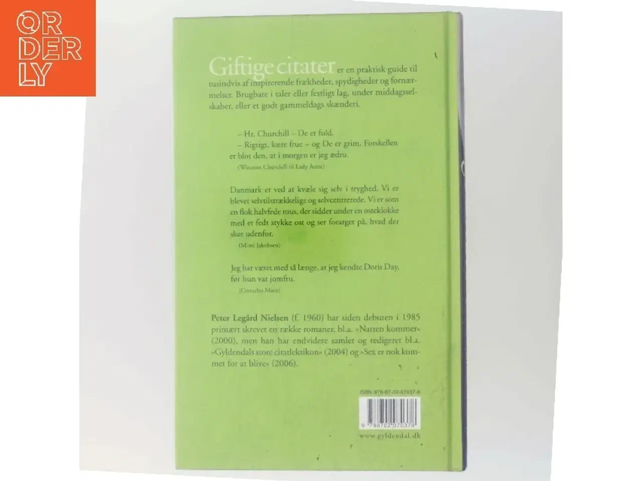 Billede 3 - Giftige citater : inspiration til taler, breve og helt almindelige skænderier af Peter Legård Nielsen (Bog)