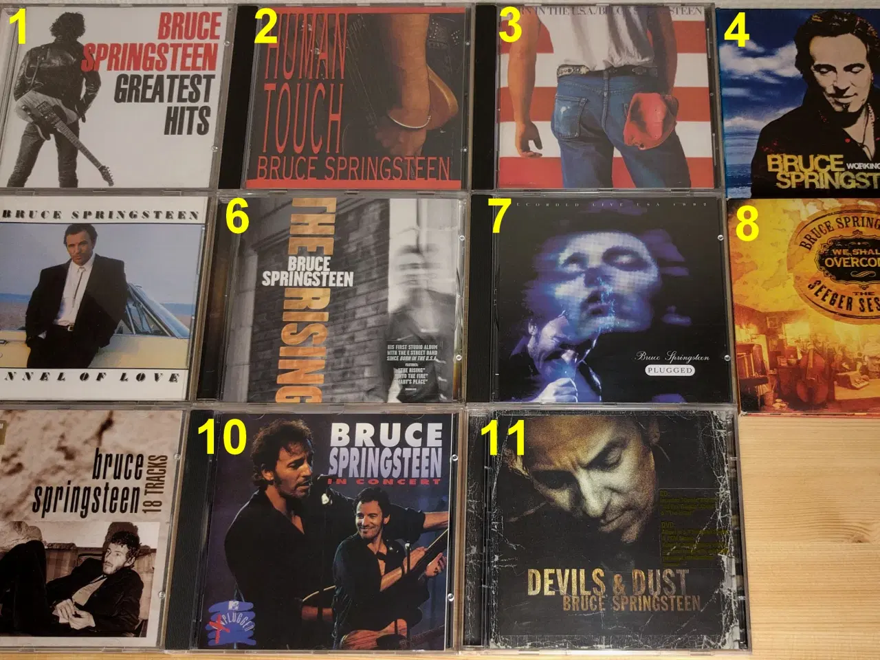 Billede 1 - Bruce Springsteen CD'er / DVD'er / Blu-ray: 14 Tit