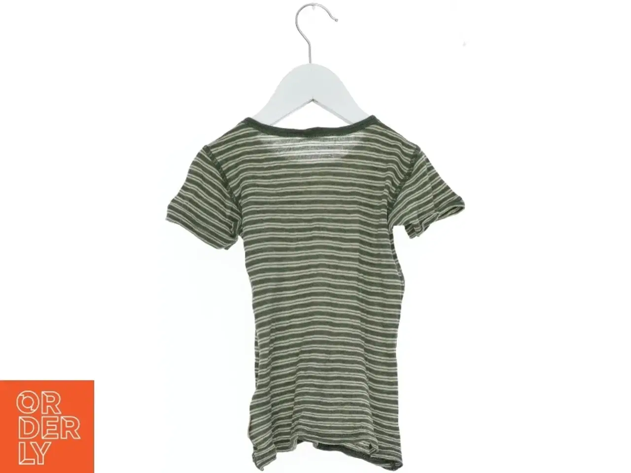 Billede 2 - Stribet merinould T-shirt fra Dilling (str. 98)