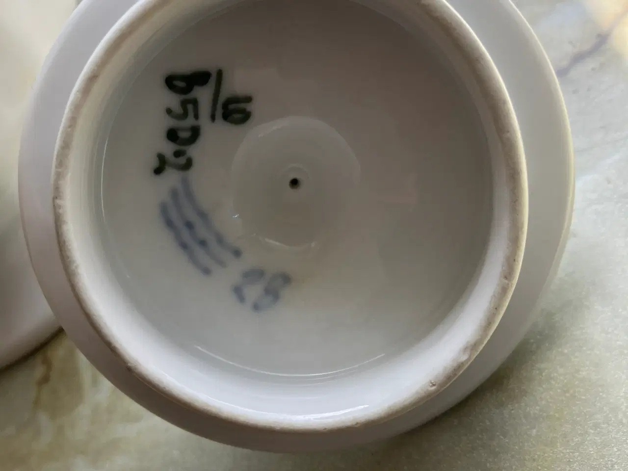 Billede 3 - Blå blomst  kantet kaffekande 10/8502. 