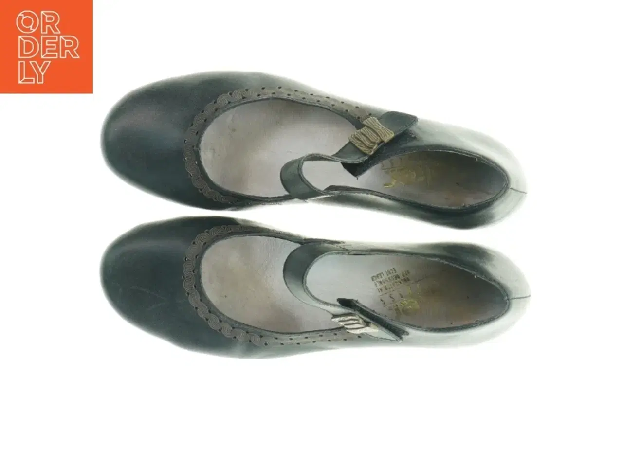 Billede 6 - Sorte damesko med hæl fra Rieker (str. 39)