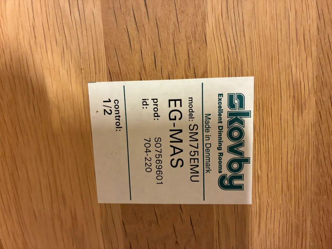 Billede 2 - Spisebord skovby eg