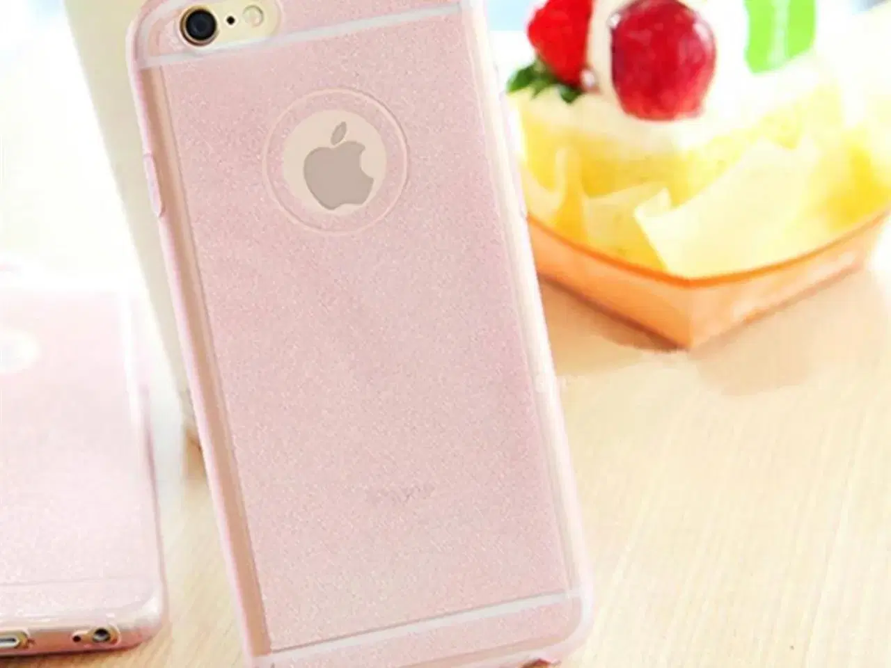 Billede 7 - Rosa glimmer cover til iPhone 5 5s SE 6 6s 6+ 6s+