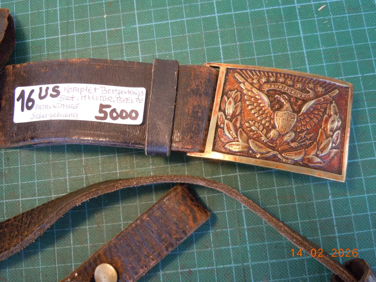 Billede 2 - US Borgerkrigs bæltesæt komplet