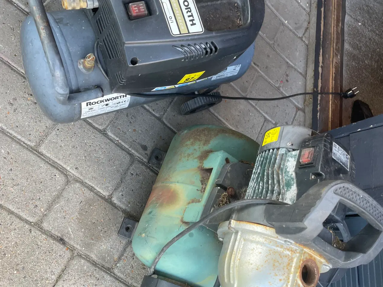 Billede 4 - Lugt kompressor plus vandpumpe
