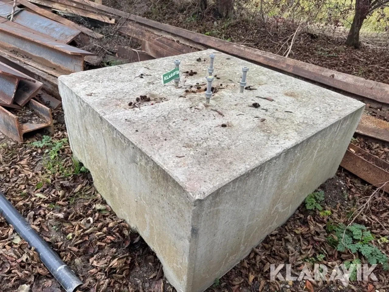 Billede 2 - Mast 9 meter med betonfundament