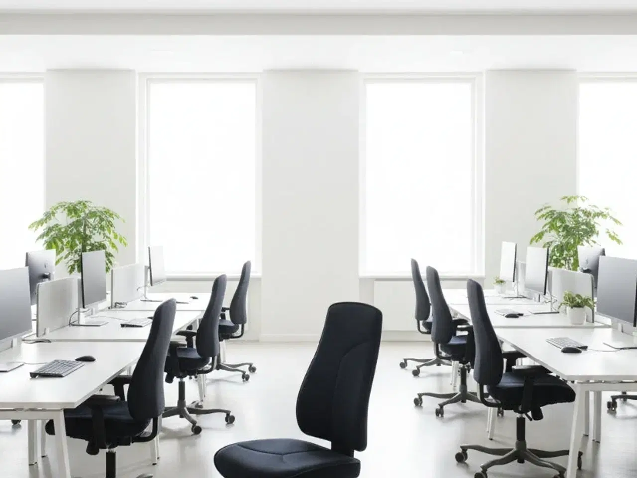 Billede 2 - Kinnarps Free Float 6240 – Mørkeblå