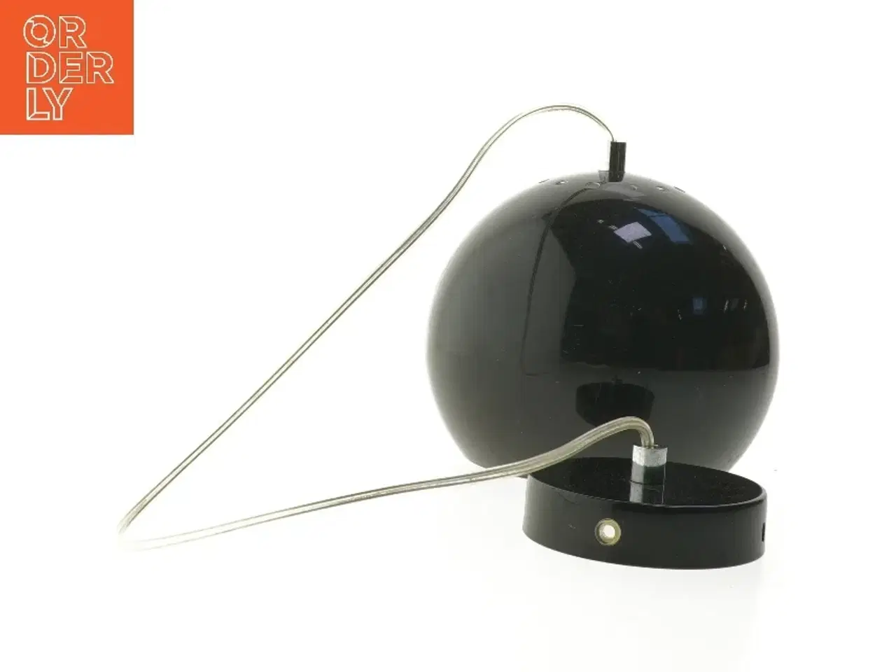 Billede 3 - Sort retro pendel lampe (str. 18x17 cm)