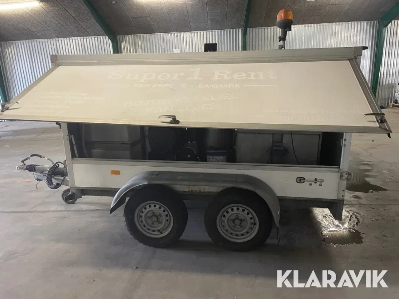 Billede 8 - Trailer med hedvandsrenser Nilfisk Alto