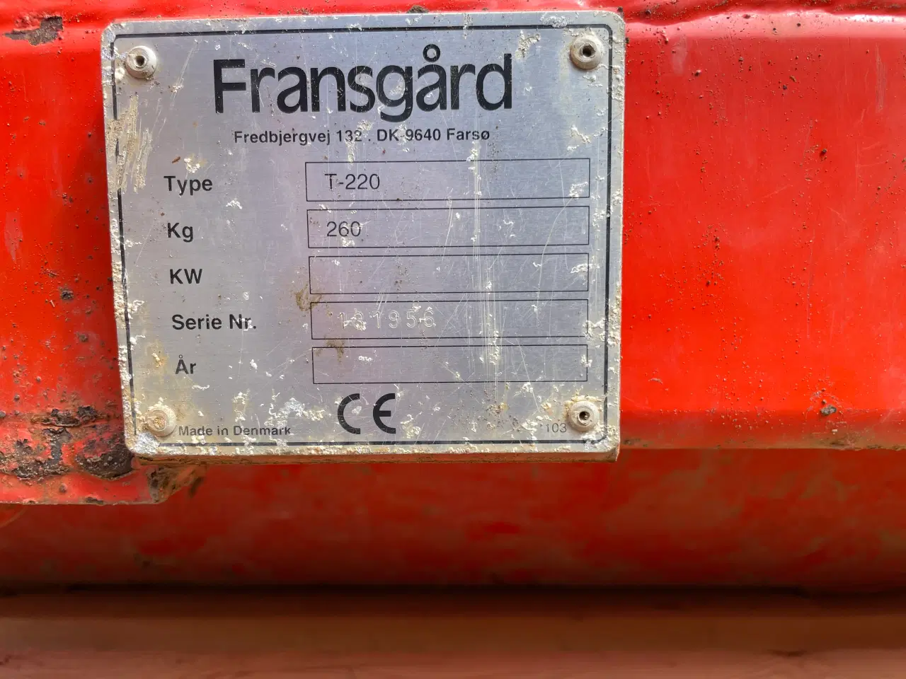 Billede 5 - Fransgård T-220 bagtipskovl.