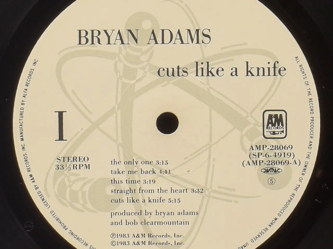Billede 5 - Bryan Adams - Cuts Like a Knife -JAPAN 1983 -EX/EX