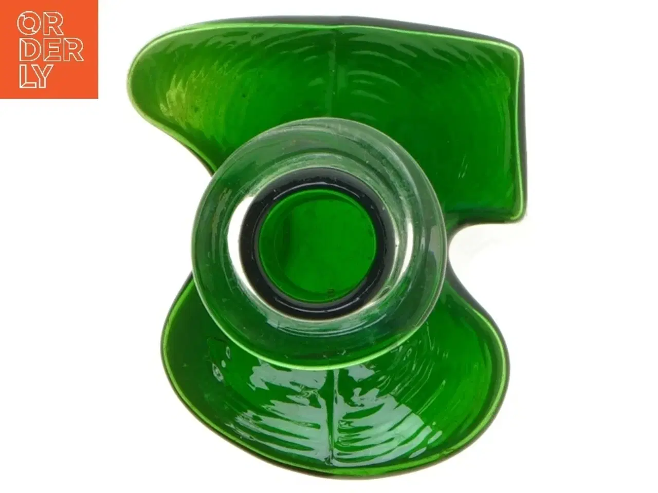 Billede 4 - Grøn glasflaske (str. 15 cm)Gammel grøn flaske til din snaps.Snapseflaske fra Holmegaard.