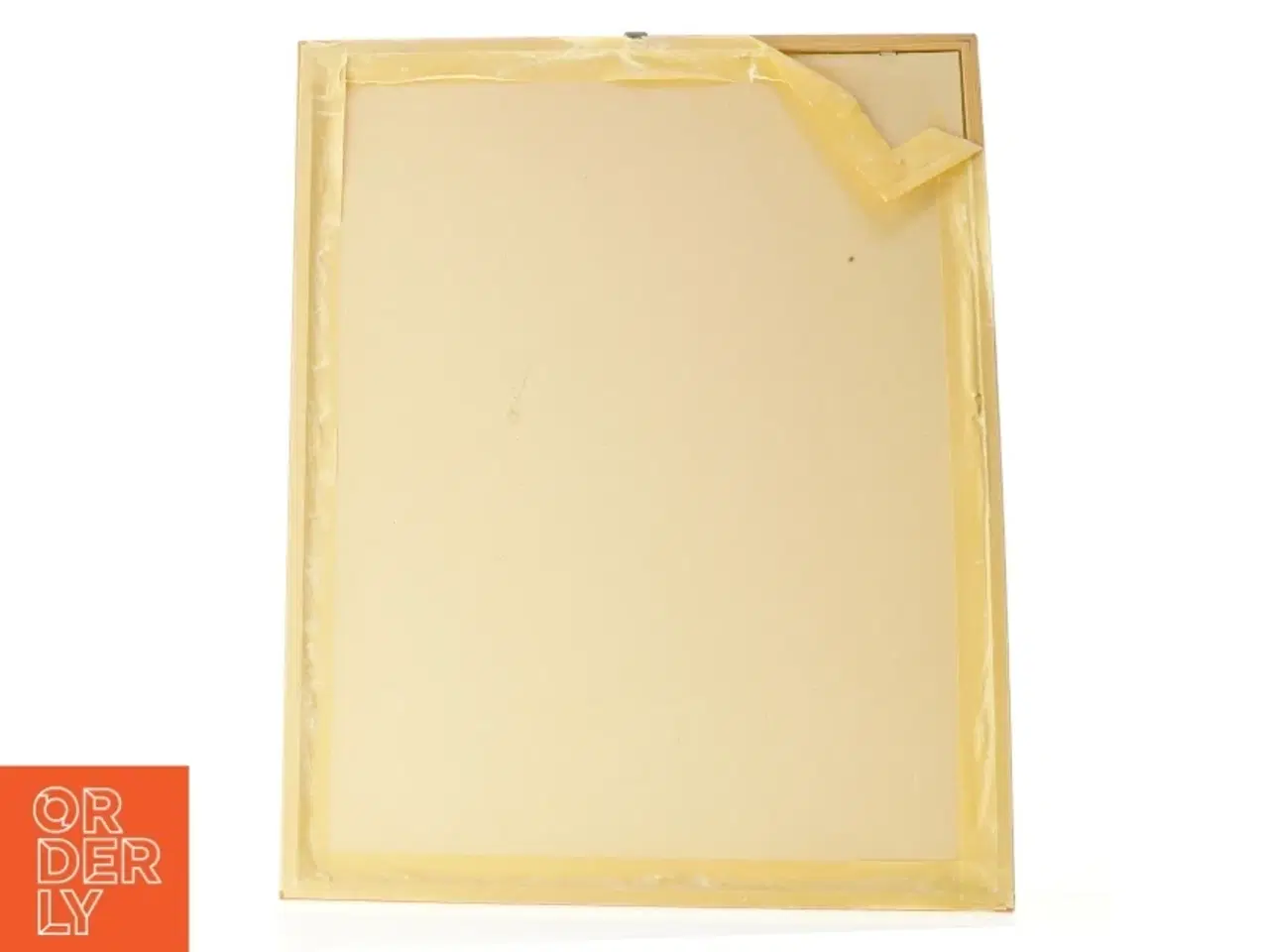 Billede 2 - Indrammet billede af bylandskab (str. 47 x 37 cm)