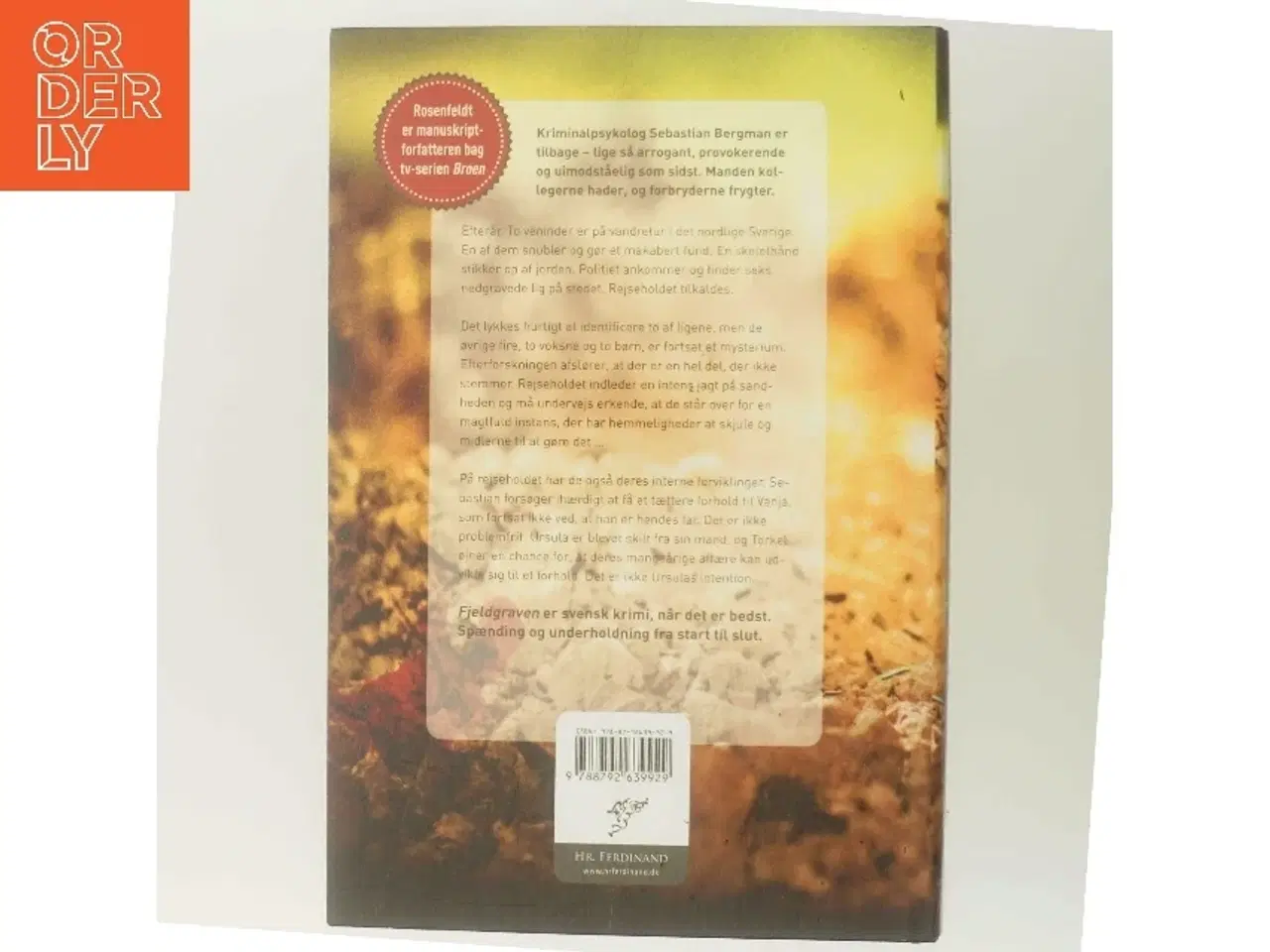 Billede 3 - Fjeldgraven : kriminalroman af Michael Hjorth (f. 1963-05-13) (Bog)