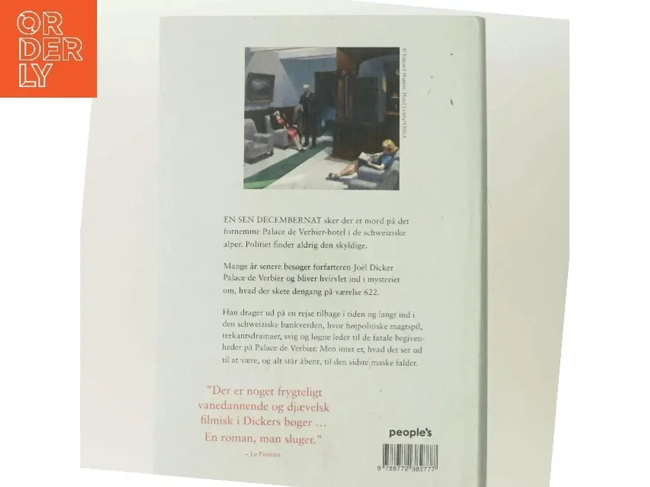 Billede 3 - Mysteriet på værelse 622 : roman af Joël Dicker (Bog)