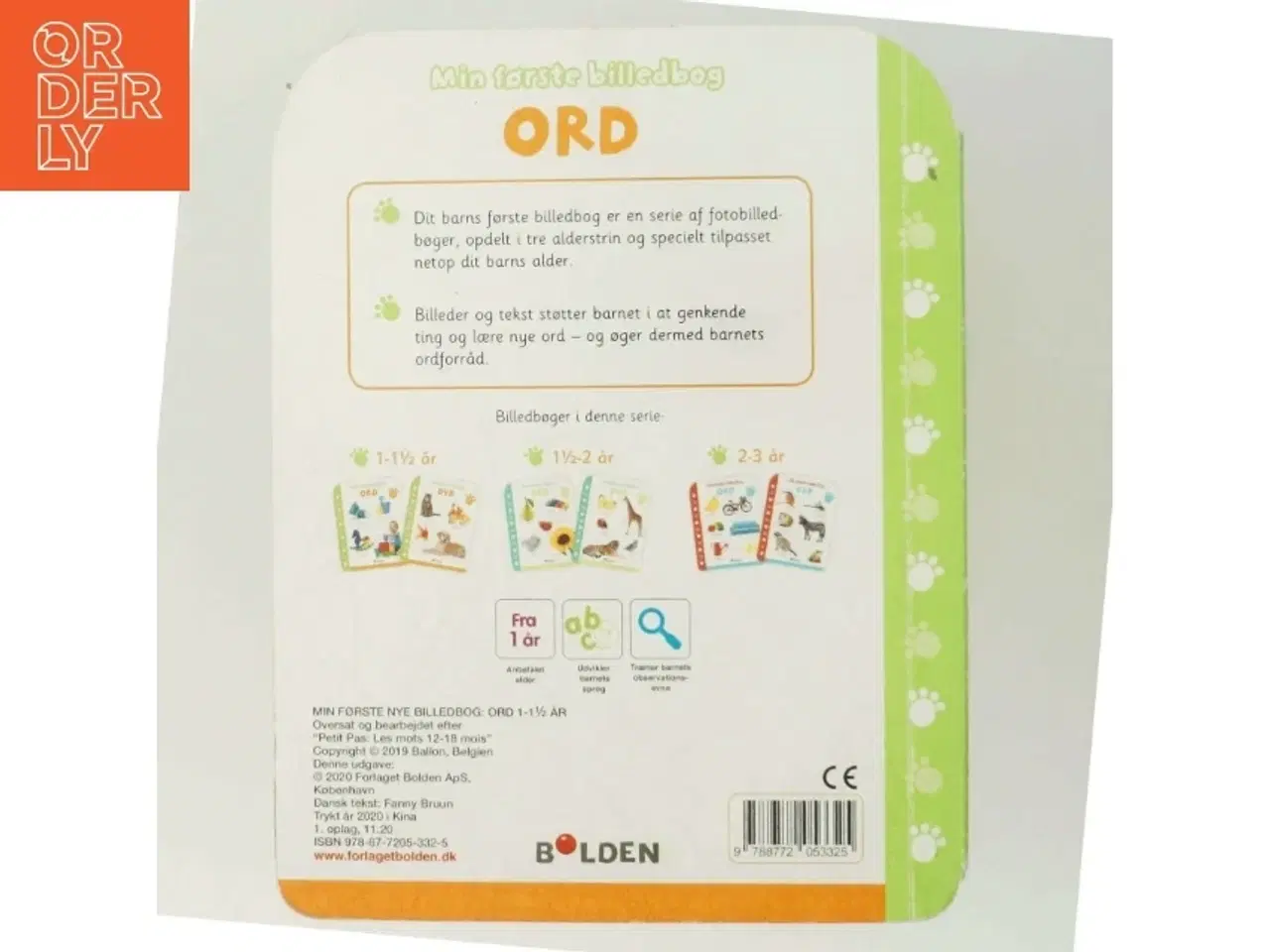 Billede 3 - Min første billedbog: Ord fra BOLDEN