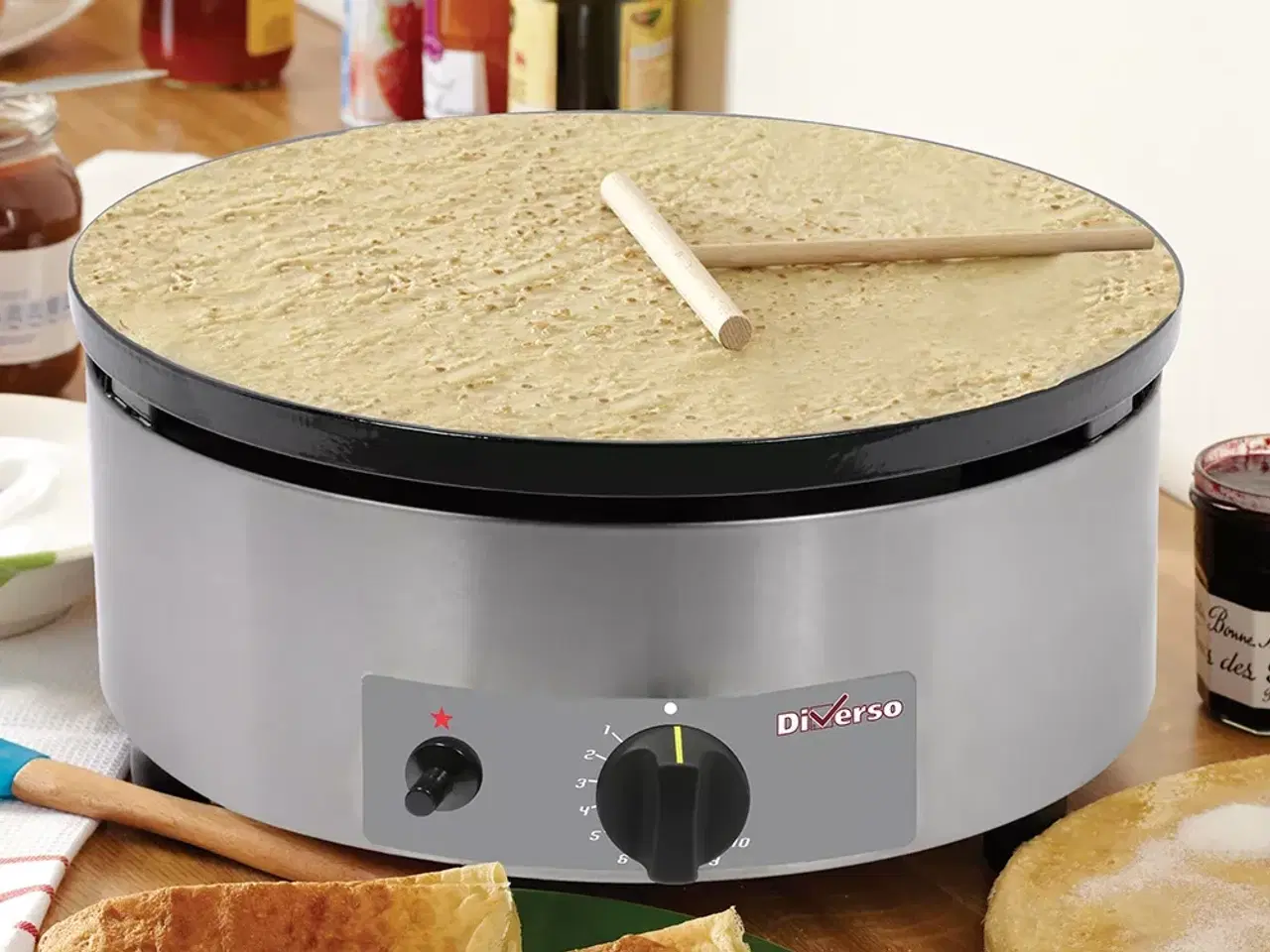 Billede 2 - Enkelt Crepemaskine til Gas (Ø40 cm)