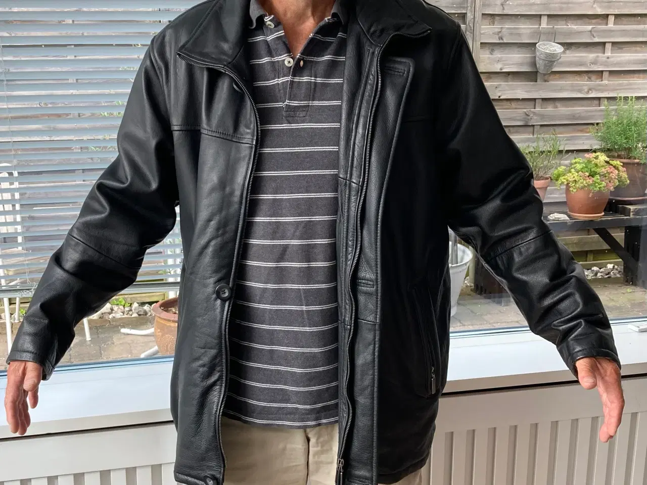 Billede 2 - Vinter frakke/jakke i skind