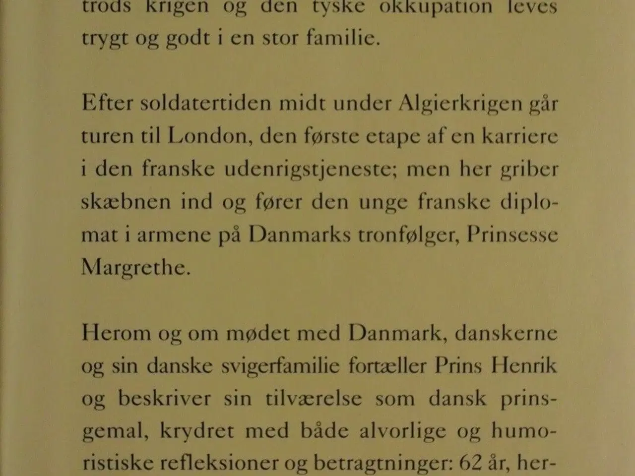 Billede 2 - skæbne forpligter - erindringer, af prins henrik