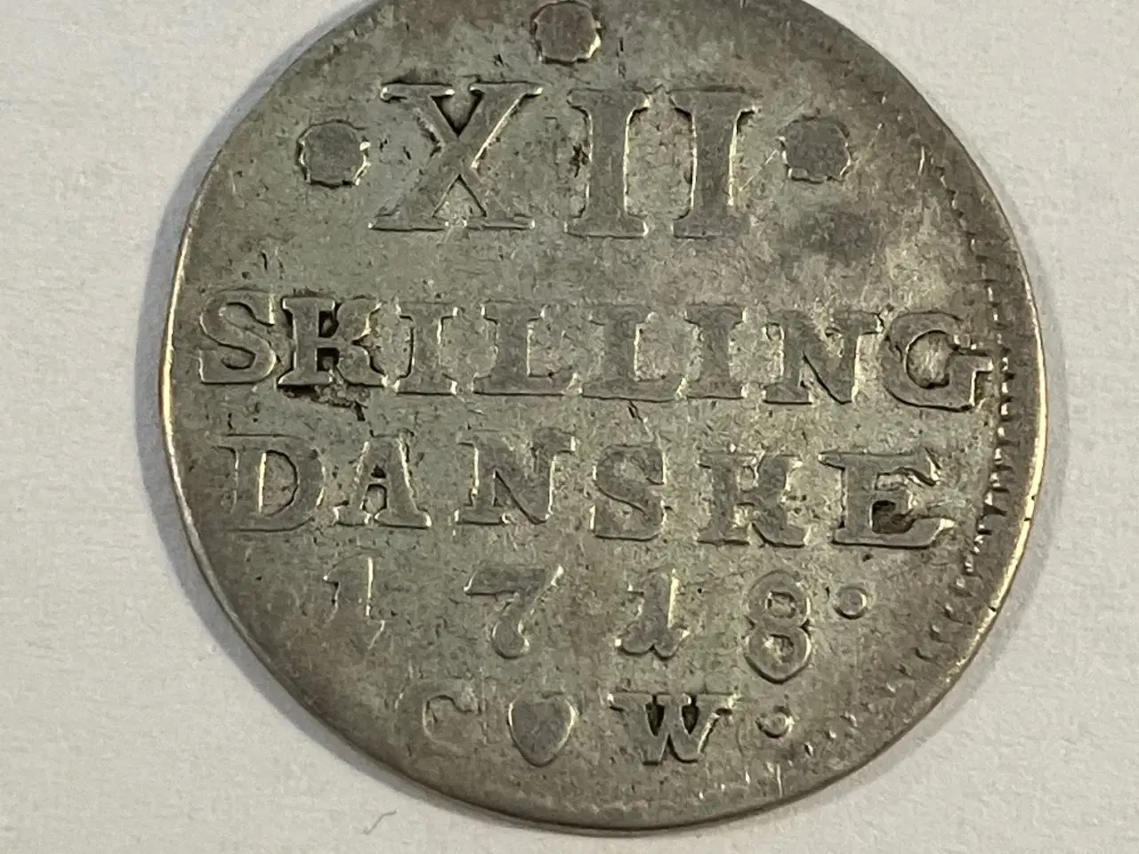 Billede 1 - 12 Skilling 1718