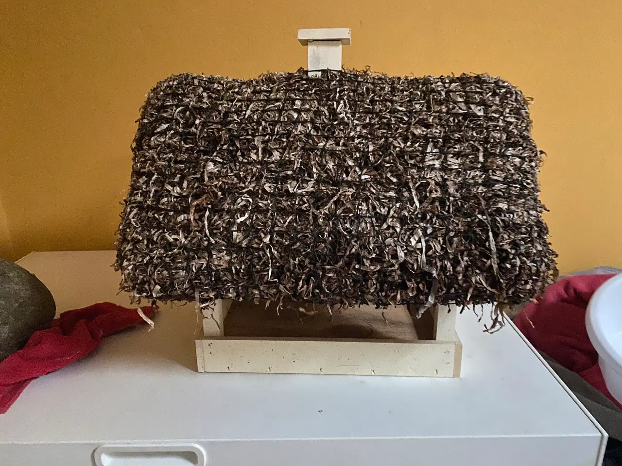 Billede 3 - Læsø fuglehus med tangtag