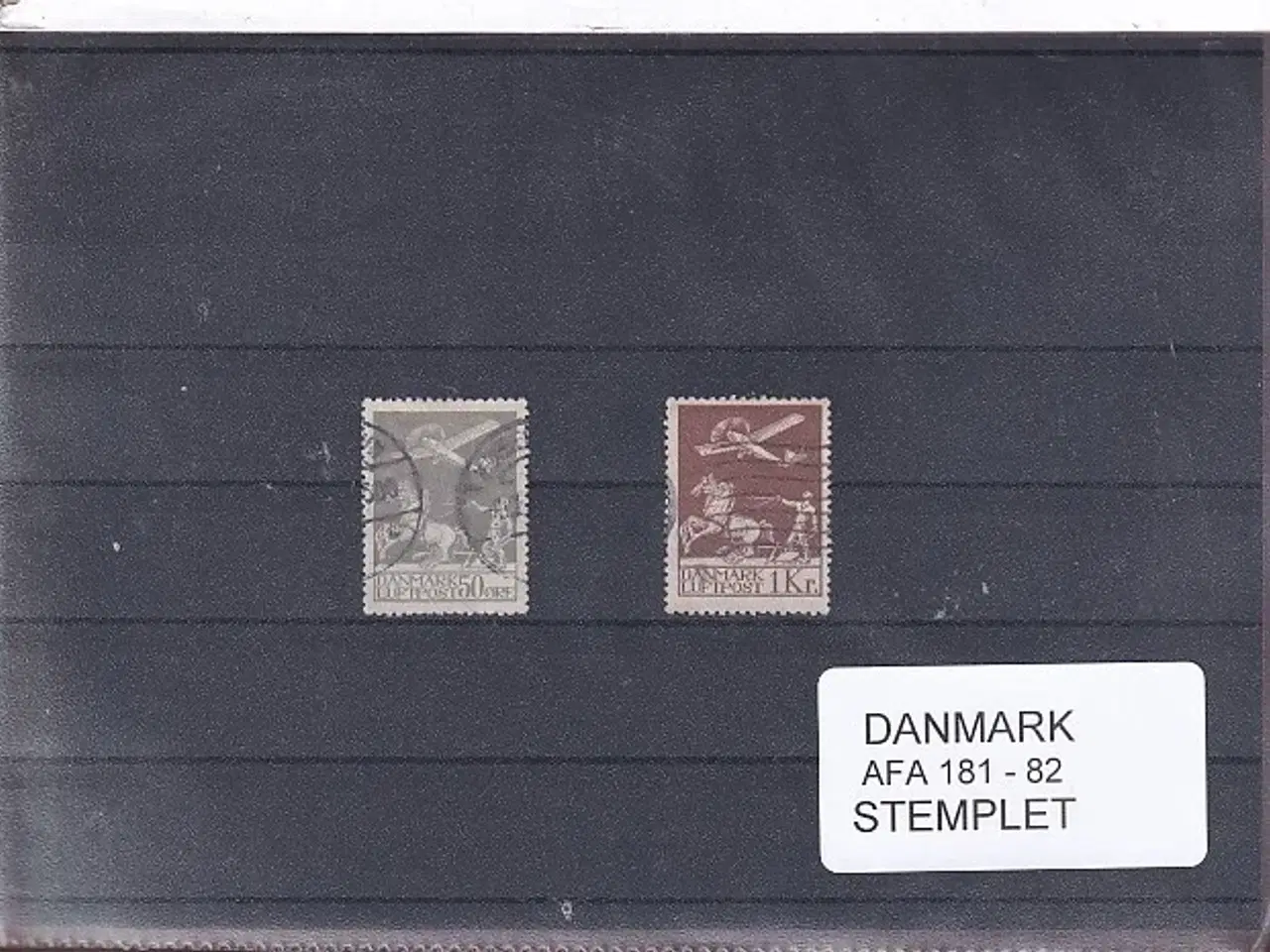 Billede 1 - Danmark - AFA 181 - 82 -  Stemplet