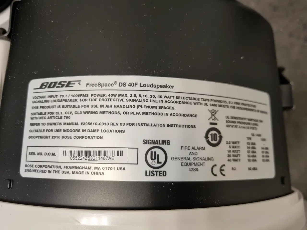 Billede 4 - Bose Freespace indbygningshøjtalere