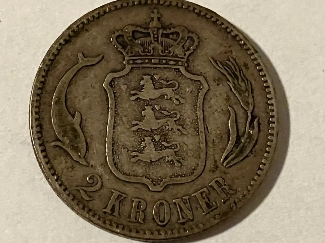 Billede 2 - 1 Krone 1876 Danmark