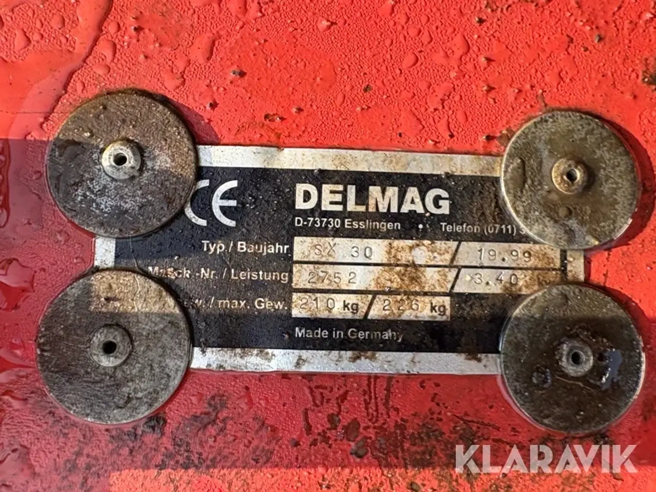 Billede 5 - Pladevibrator Delmag SX 30
