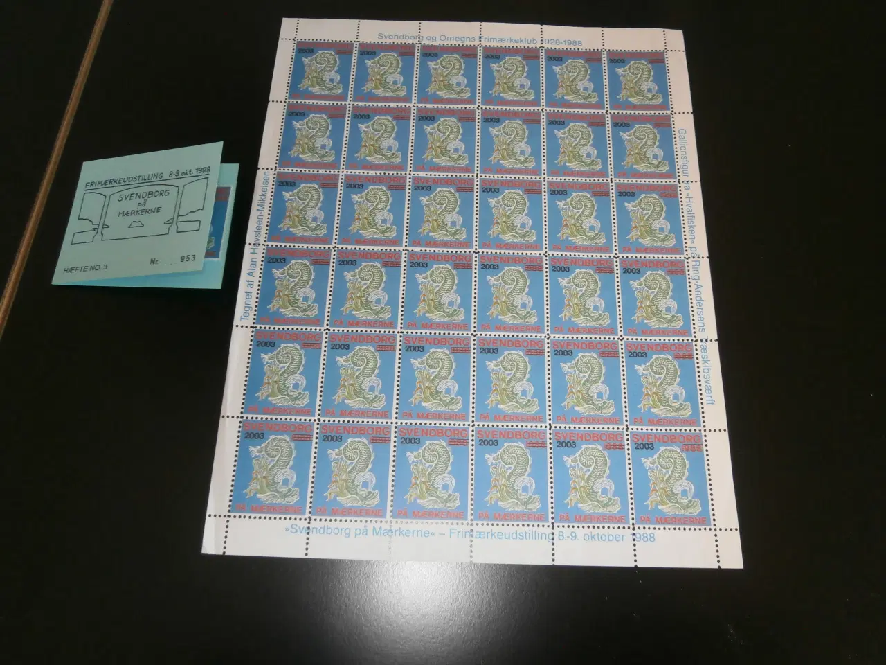 Billede 1 - Frimærker fra Svendborg. Hæfte no. 3 nr 953.