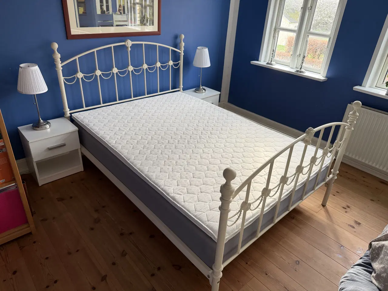 Billede 2 - Dobbeltseng med boxmadras og topmadras