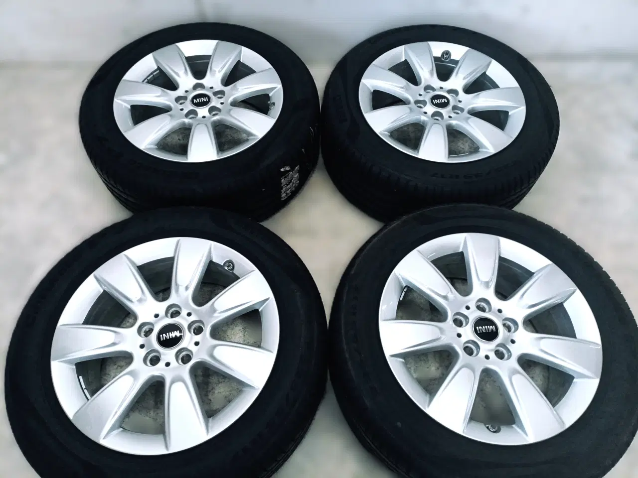 Billede 6 - 5x112 17" ET52 nav 66,6ø MINI sommersæt inkl.TPMS