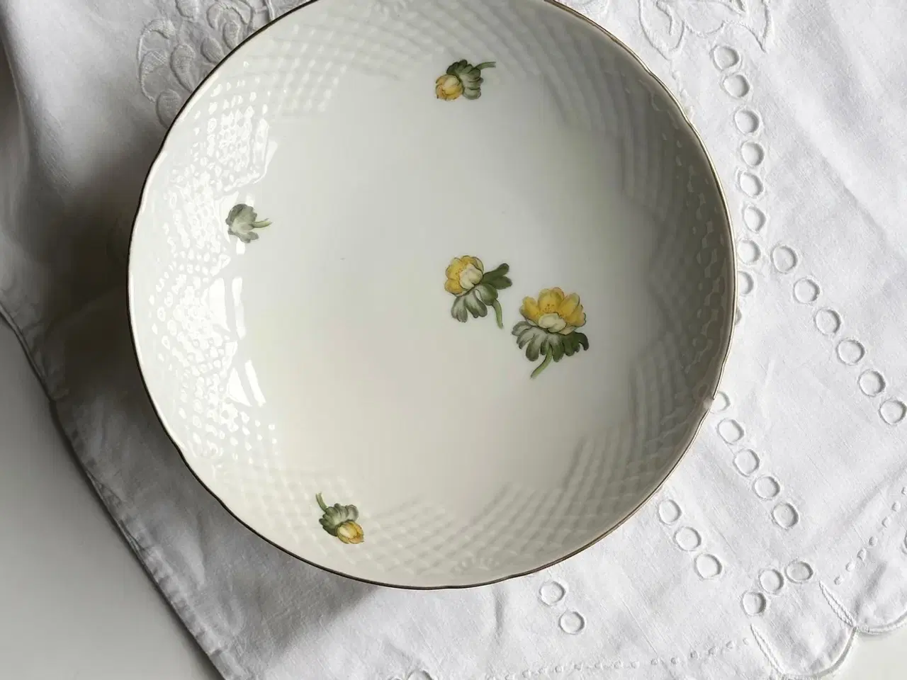 Billede 1 - Bing og Grøndahl Erantis, stor kageskål nr. 206, NB