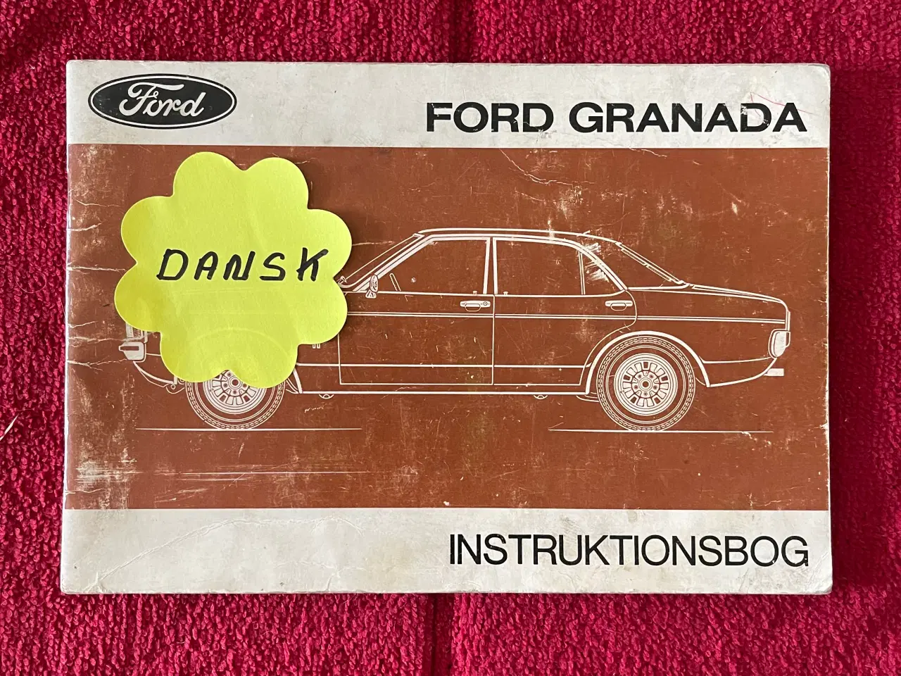 Billede 1 - Instruktionsbog Ford Granada