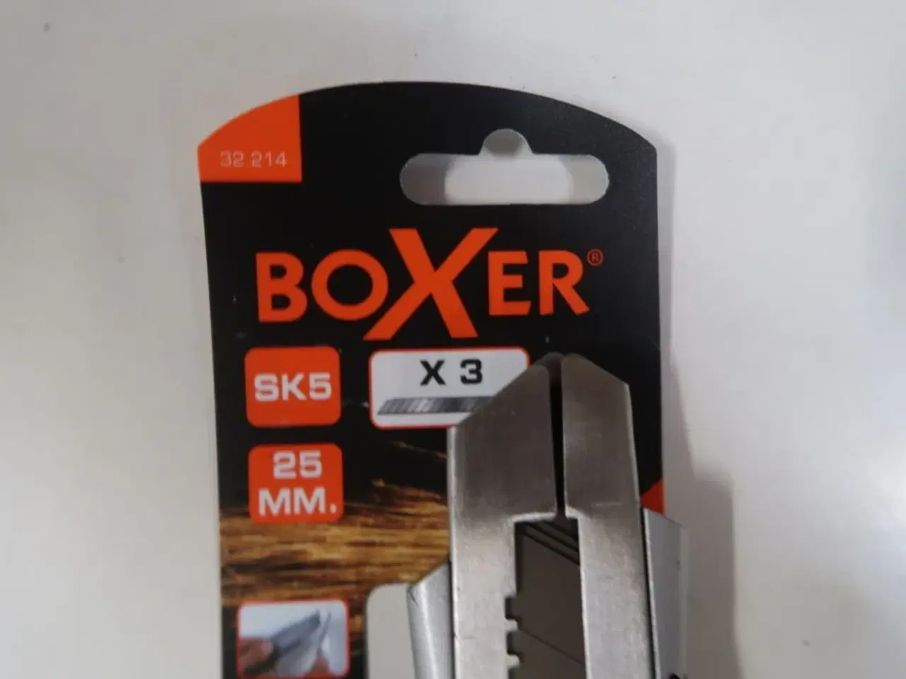 Billede 3 - 10 stk. Boxer hobbykniv 25 mm. - SK5 stål