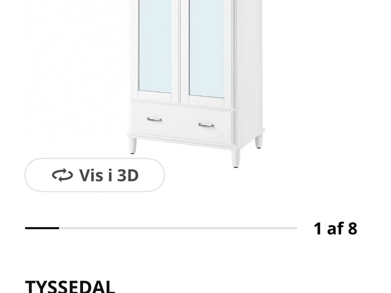 Billede 4 - Ikea garderobeskab Tyssedal