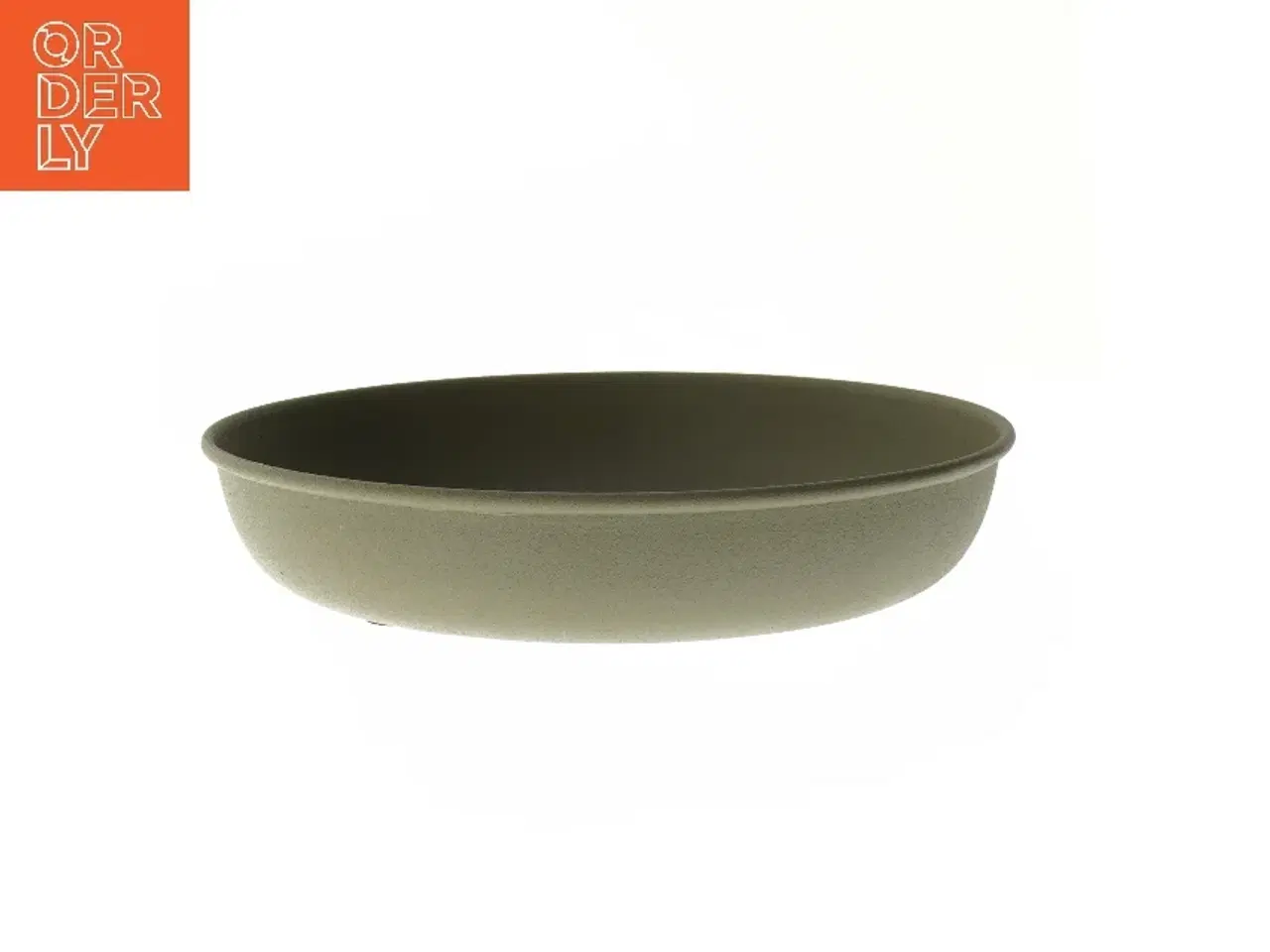 Billede 2 - Grøn skål, Ø 24x4,5 cm (str. Ø 24x4,5 cm)