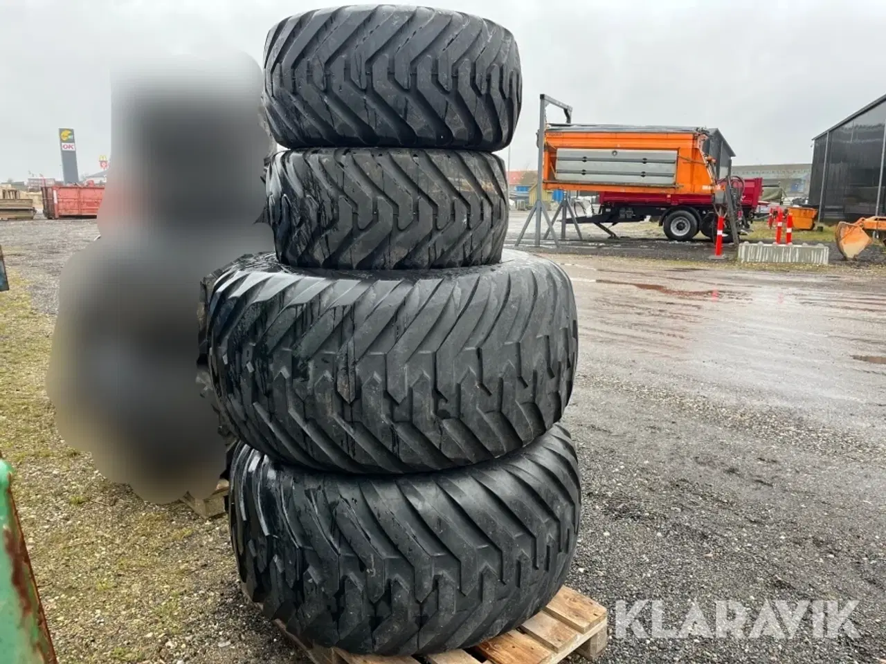 Billede 3 - Græsdæk med fælge 4 styk - fra New Holland TNF